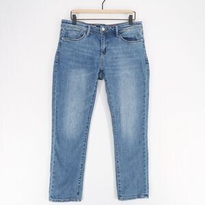 Anthropologie Pilcro Jeans Womens Petite 29 Blue Stretch Denim